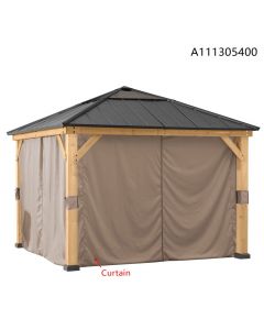 Curtain Universal For 11x11 Wood Gazebo