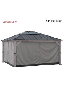 Curtain For 13x15 Hardtop Gazebo