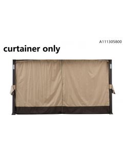 Curtain For 11x13 Moorehead Domed Soft Top Gazebo