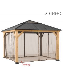 Netting Universal For 13x15 Wood Gazebo