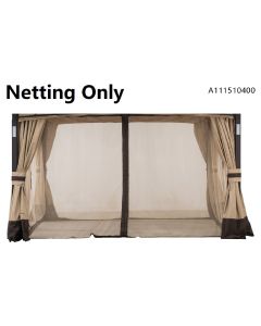 Netting For 11x13 Moorehead Domed Soft Top Gazebo