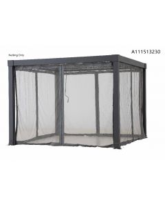 Netting for 10x10  Roof-louvered Pergola