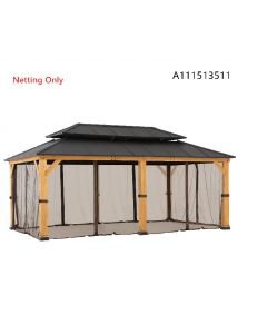Netting For 12x20 Hardtop Gazebo