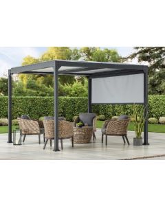 Rolling Screen For Roof-louvered Pergola