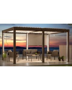 Rolling Screen For Roof-louvered Pergola