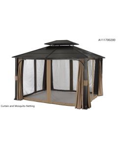 FOR LIVING Clarkson Gazebo Walls & Netting