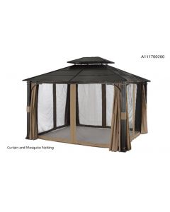 FOR LIVING Essex Gazebo Walls and Netting