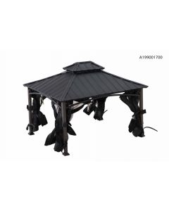 10x12 Hardtop Gazebo with Netting Mini