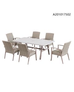 SummerCove 7-pc. Ralston Dining Set - Khaki
