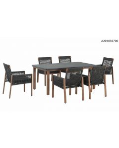 CANVAS VERNON 7-PIECE DINING SET