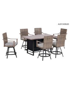 San Marino 7PC Counter Height LP Dining Set