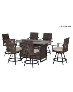 San Marino 7PC Counter Height LP Dining Set