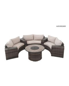 Dorset Sectional Fire Chat Set