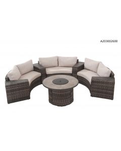 Dorset Sectional Fire Chat Set