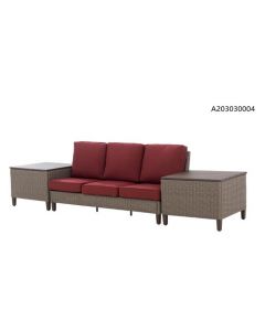 Ardendale Deep 3-Seat Sofa & Side Table