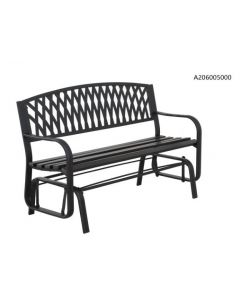 Flintridge Metal Glider Bench