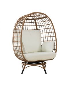 Baytree egg Cuddle Chair(Olefin,Light Brown)