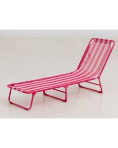 Bahari Sunbed (Pink Stripe)
