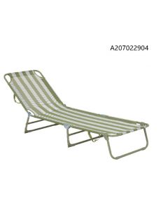 Bahari Sunbed (Green Stripe)
