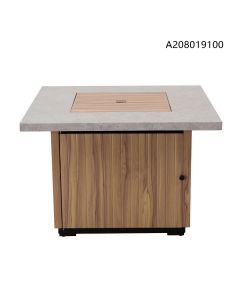 38In Roberts V.1D Square Lp Firepit Table