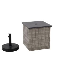 Square Umbrella base Side Table