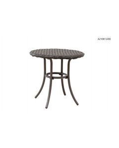 18In Wicker Round Side Table