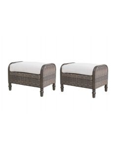 Mandel Ottoman 2Pk(Bare)