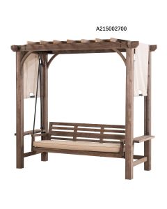 SummerCove Julia Pergola 3-Seat Swing with Adjustable Canopy