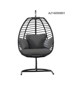 Clyde Hanging Egg Chair(Black)