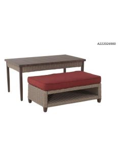 Ardendale Coffee Table & Ottoman 2Pk