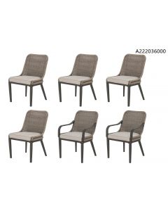 YORKTOWN 2PC ARM CHRS/4PC ARMLESS CHAIRS