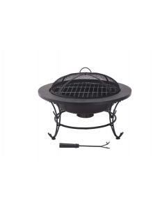 HB 30" Black Slate Fire Pit