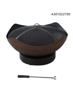34In Montague (Russell) Round Wood Firepit
