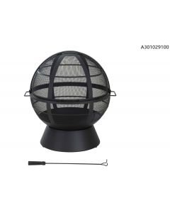 28 in. Spherical Steel Firepit