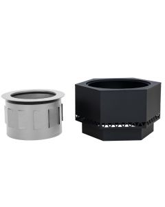 Lawrence V.1B 26IN. Hexagonal Low Smoke Firepit