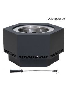 Lawrence V.1B Hexagonal Low Smoke Firepit