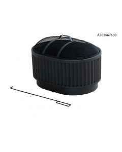 Canvas Barbeau 28' Outdoor Wood Fire Pit