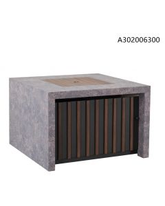 AmberCove Rediance Living Farnsworth 38" Square LP Firepit Table