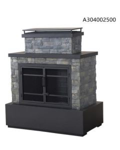 Ambercove Rediance Living Delevan Wood Burning Fireplace
