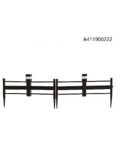 Cromwell V.2 Solar Garden Border Fencing 2A (5PK)