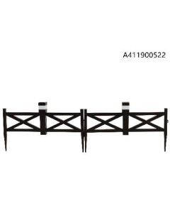 Cromwell V.2 Solar Garden Border Fencing 2D (5PK)
