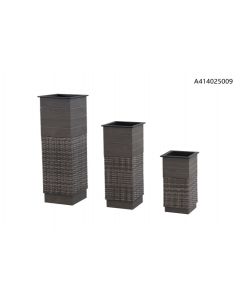 Broyhill Legacy Thornwood Planters Set Of 3