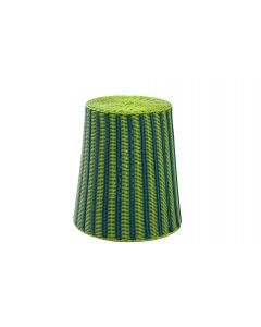 HDO Cadiz Blue/Green Wicker Stool