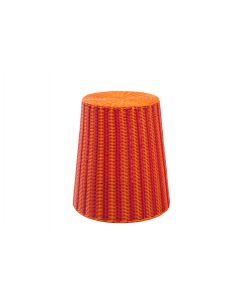 HDO Cadiz Red/Orange Wicker Stool