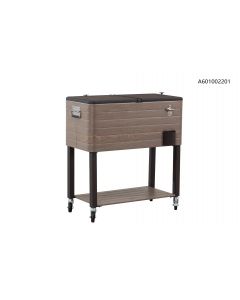 80QT Gray Wood grain Cooler