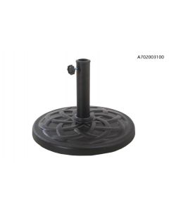 Umbrella Base 22Lbs 18In Black