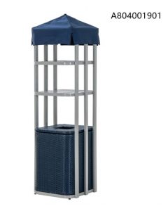Pickford Pool Towel Valet Tower(Navy blue)