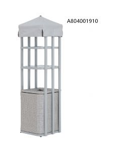 Pickford Pool Towel Valet Tower(Taupe White)