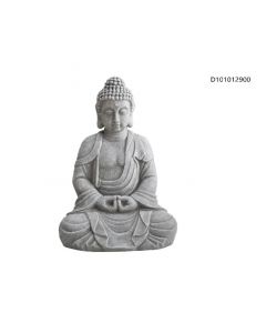 Clay Sitting Buddha Decor