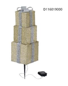 Gift Stack 18IN LED Illuminated Planter Spike v1